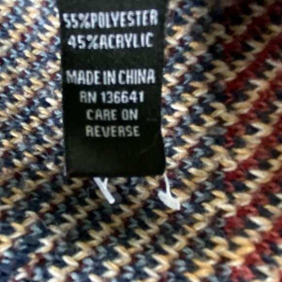 Ann French Aztec Southwestern Print Cardigan pockets, front buttons Sz: Medium - Picture 7 of 12